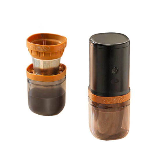 Portable Outdoor Grinding And Brewing Integrated Coffee Device