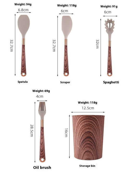 Silicone cooking set